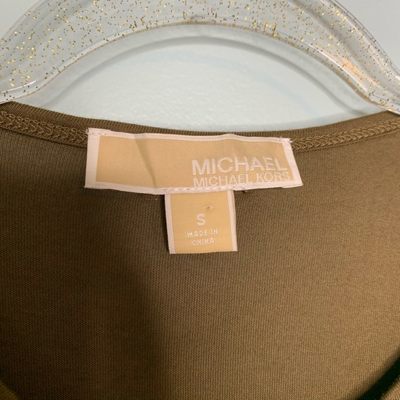 MICHAEL Michael Kors Orange Camo Sequin Shirt - Picture 6 of 7